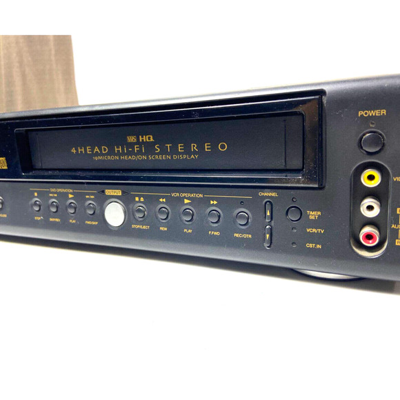 Symphonic DVD VCR Combo Hi-Fi Stereo VCR DVHS Player Model WF802 Videocassette - Picture 2 of 9